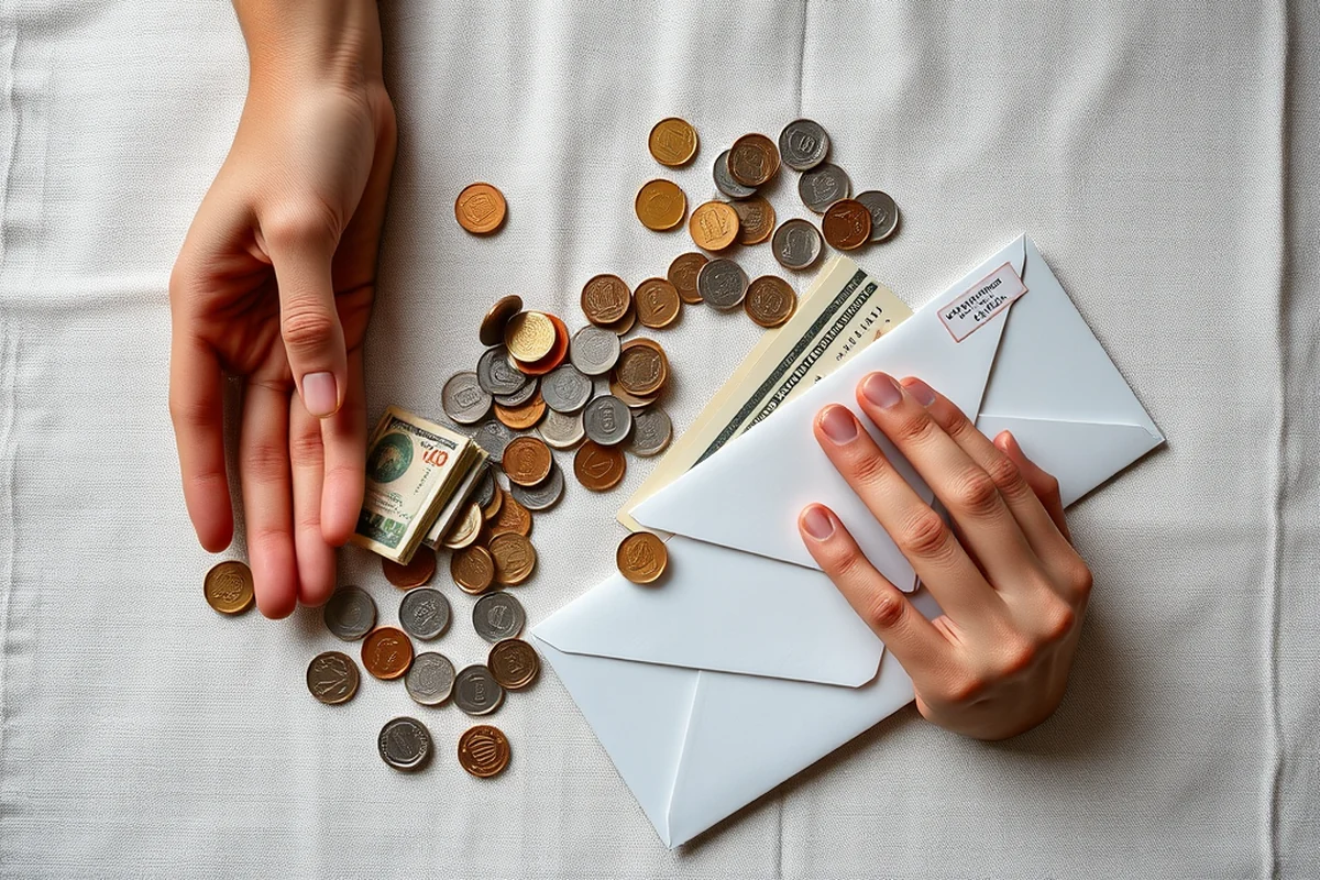 saving money with envelopes — Saving Money with Envelopes (the finished result)